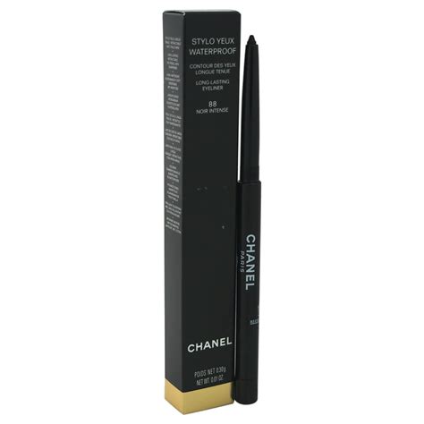 chanel stylo yeux waterproof 88 noir intense